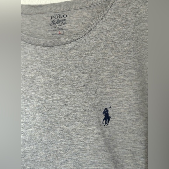 POLO Ralph Lauren Men's Grey TShirt Large - Picture 3 of 4